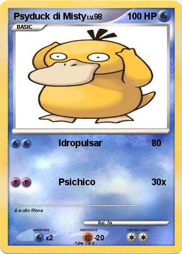 Pokemon Psyduck di Misty
