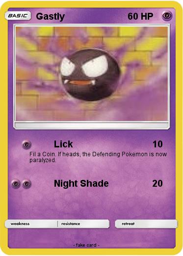 Pokemon Gastly