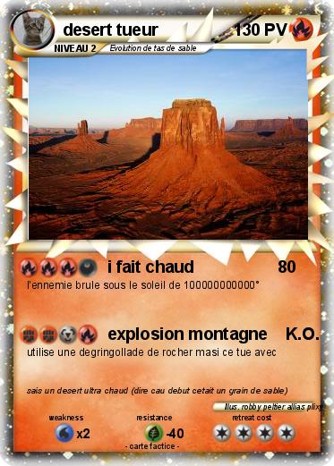 Pokemon desert tueur