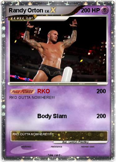 Pokemon Randy Orton