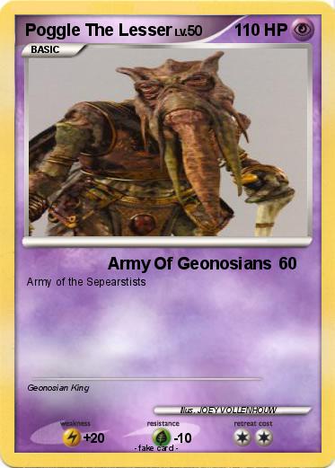 Pokemon Poggle The Lesser