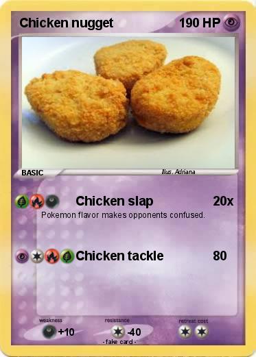 Pokemon Chicken nugget