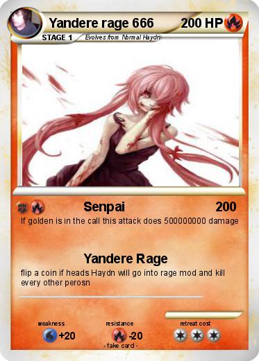 Pokemon Yandere rage 666