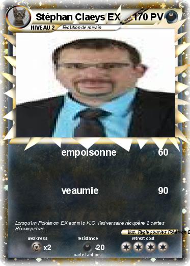 Pokemon Stéphan Claeys EX