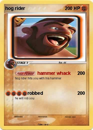 Pokemon hog rider