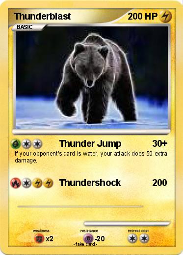 Pokemon Thunderblast