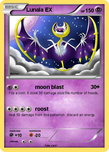 Pokemon Lunala EX
