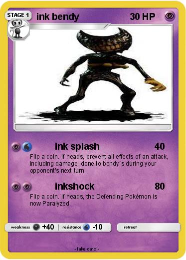 Pokemon ink bendy