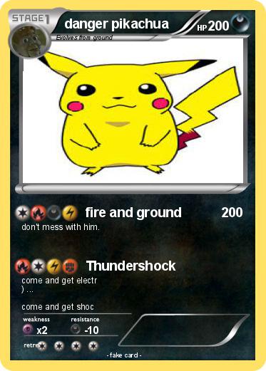 Pokemon danger pikachua