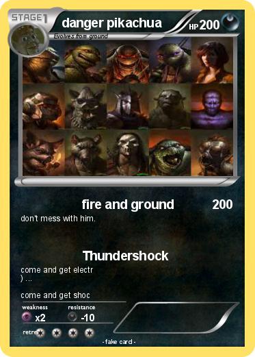 Pokemon danger pikachua