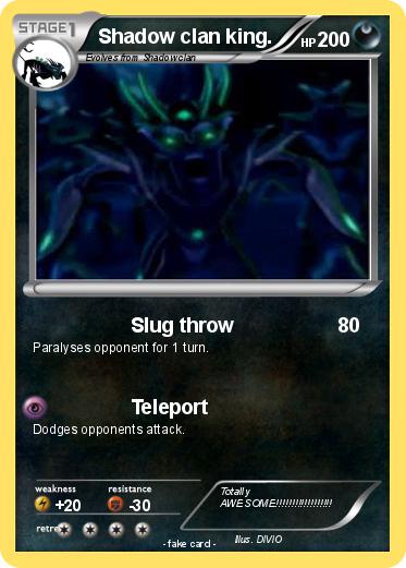 Pokemon Shadow clan king.