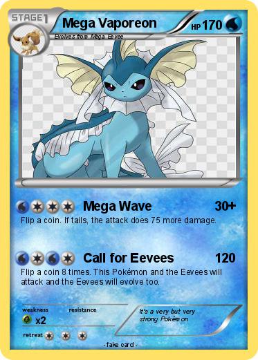 Pokemon Mega Vaporeon