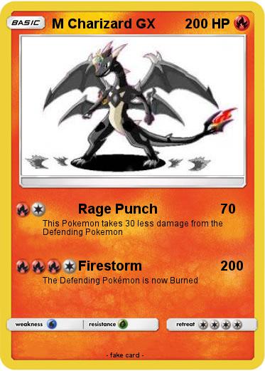 Pokemon M Charizard GX