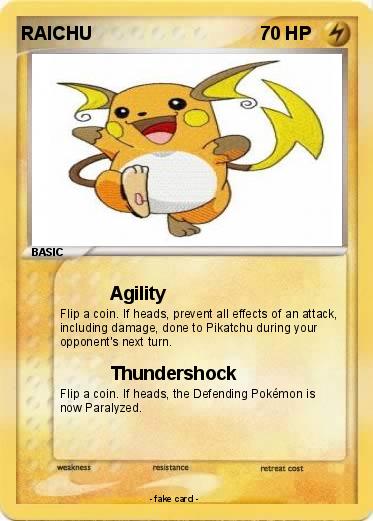 Pokemon RAICHU