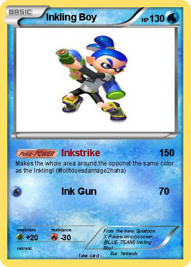 Pokemon Inkling Boy