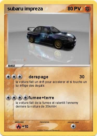 Pokemon subaru impreza