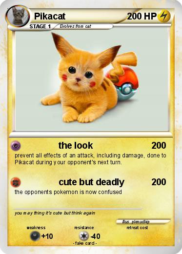 Pokemon Pikacat