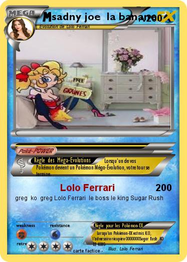 Pokemon sadny joe  la banane