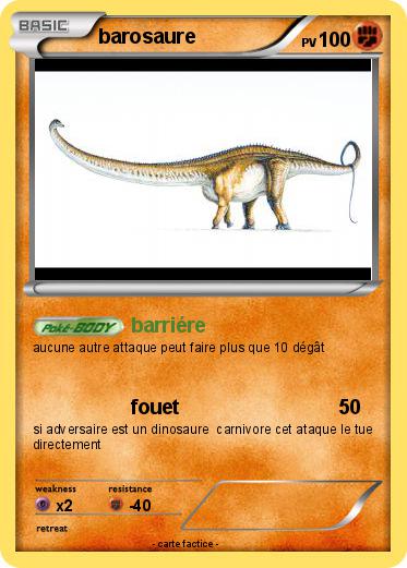Pokemon barosaure