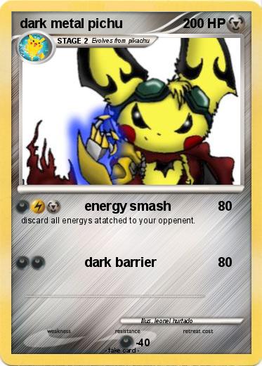 Pokemon dark metal pichu