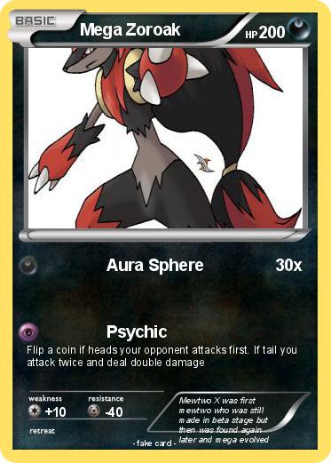 Pokemon Mega Zoroak