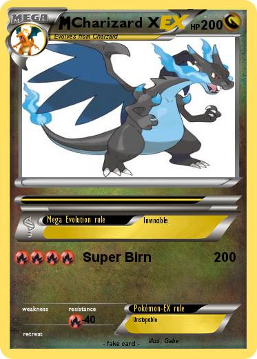 Pokemon Charizard X