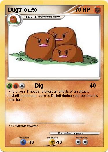 Pokemon Dugtrio