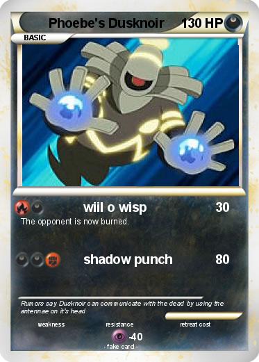 Pokemon Phoebe's Dusknoir