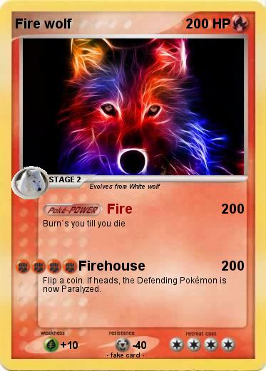 Pokemon Fire wolf