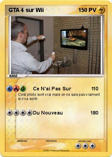 Pokemon GTA 4 sur Wii