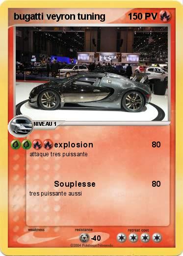 Pokemon bugatti veyron tuning