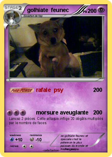 Pokemon golhiate  feunec