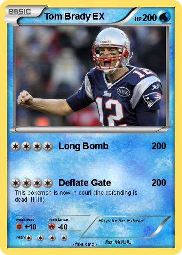 Pokemon Tom Brady EX
