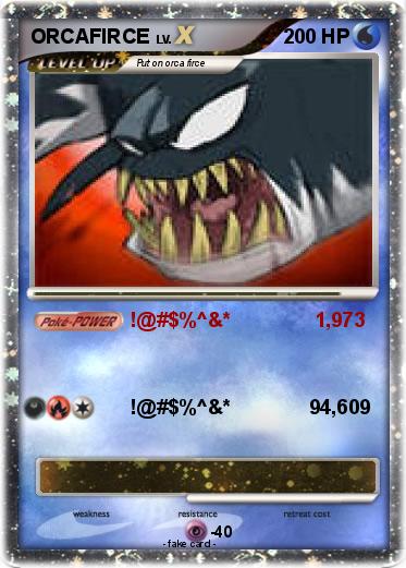 Pokemon ORCAFIRCE