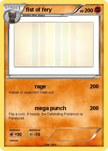 Pokemon fist of fery