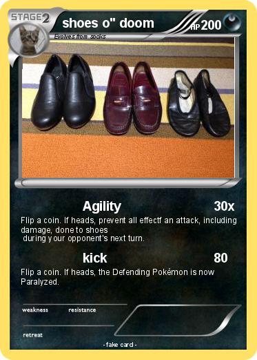 Pokemon shoes o" doom