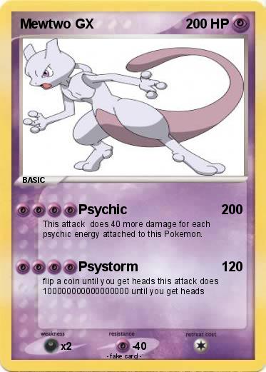 Pokemon Mewtwo GX