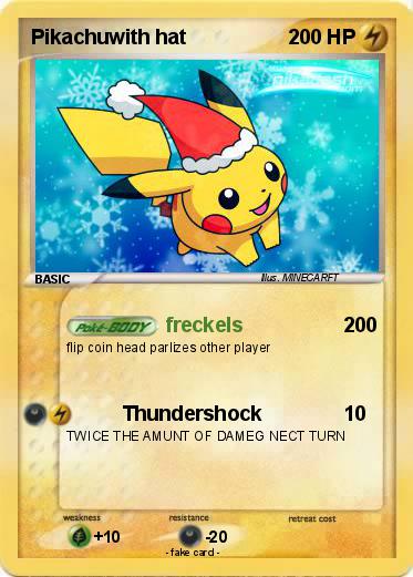 Pokemon Pikachuwith hat