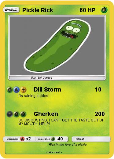 Pokemon Pickle Rick