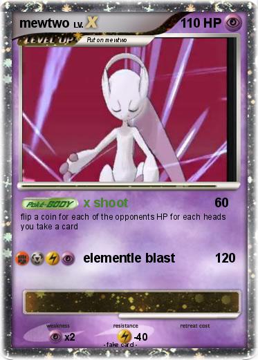 Pokemon mewtwo