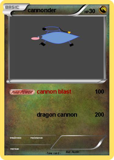 Pokemon cannonder
