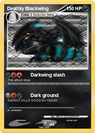Pokemon Deathly Blackwing