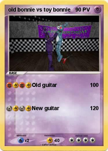 Pokemon old bonnie vs toy bonnie