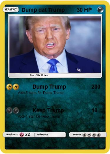 Pokemon Dump dat Trump