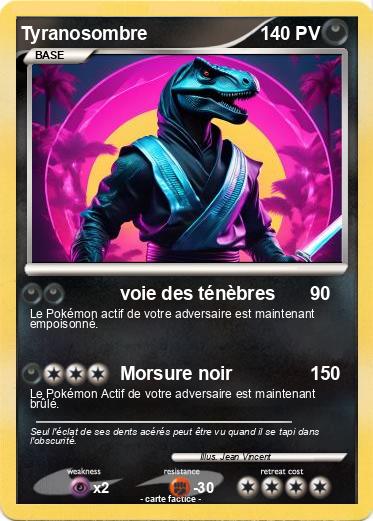 Pokemon Tyranosombre