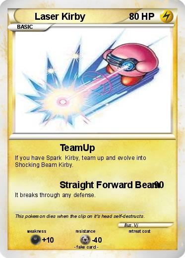 Pokemon Laser Kirby