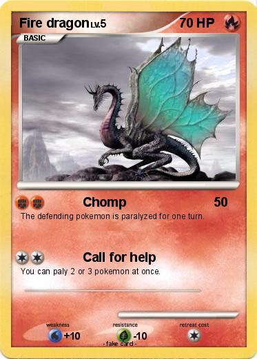 Pokemon Fire dragon