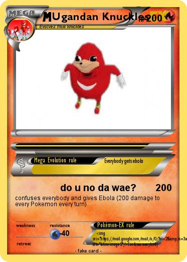 Pokemon Ugandan Knuckles