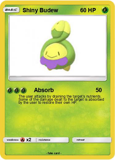 Pokemon Shiny Budew