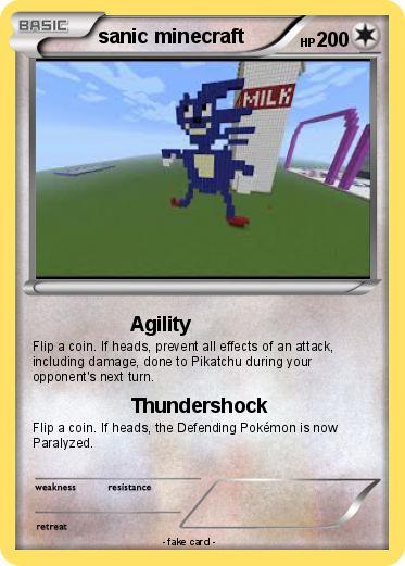 Pokemon sanic minecraft